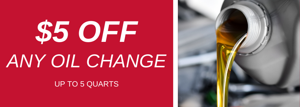 Any Oil Change $5 Off